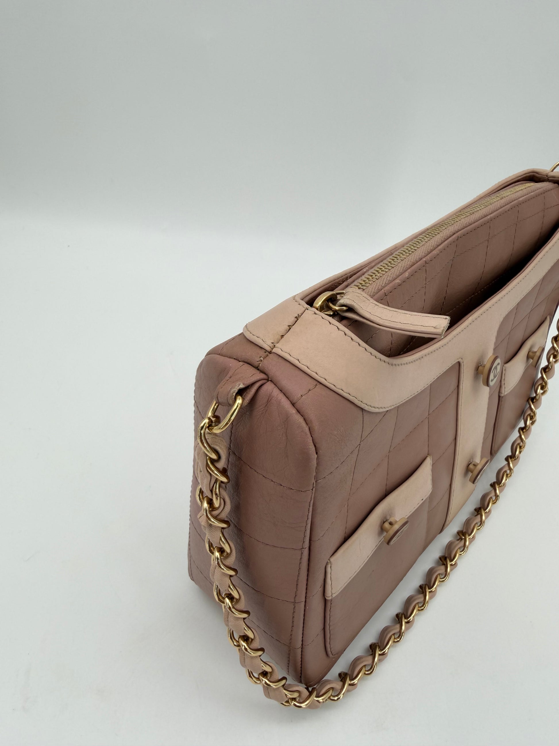 CHANEL JACKET BAG CHOCO
