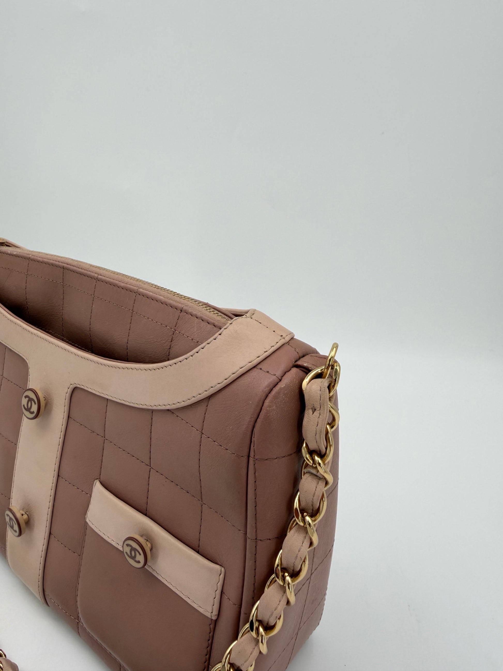 CHANEL JACKET BAG CHOCO