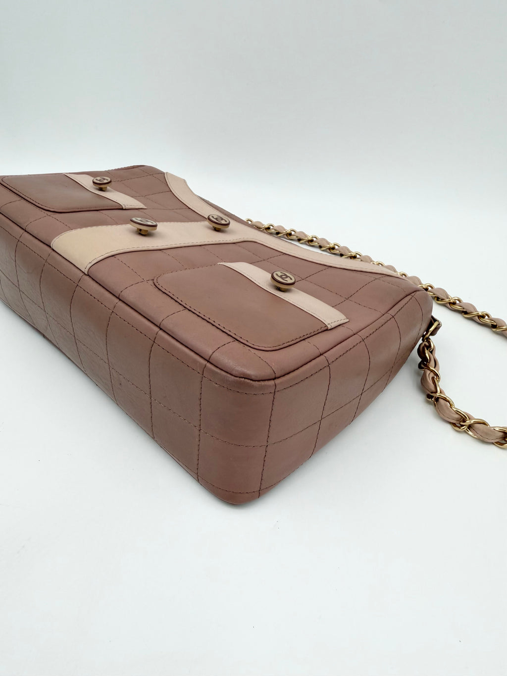 CHANEL JACKET BAG CHOCO