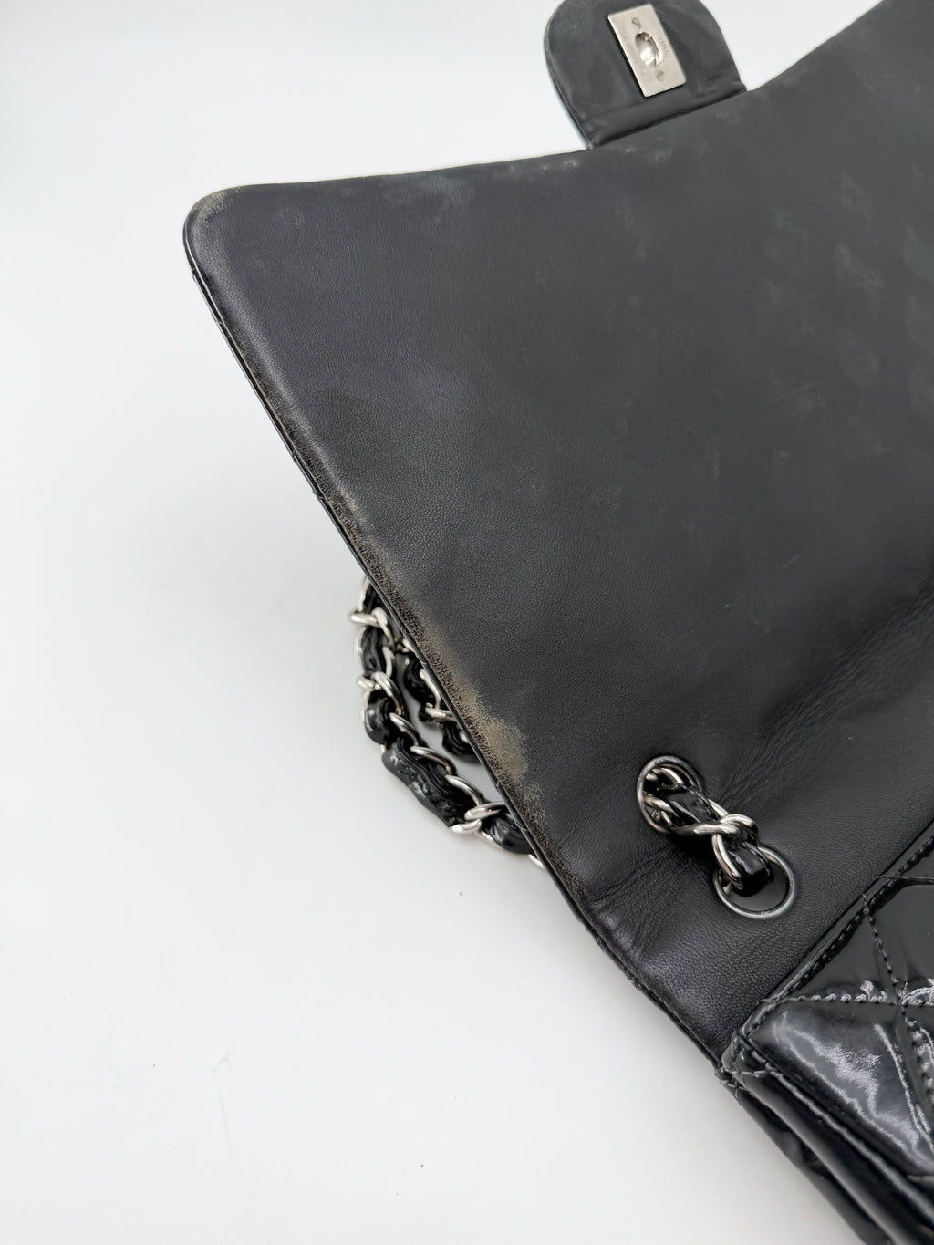 CHANEL TIMELESS JUMBO PATENT LEATHER