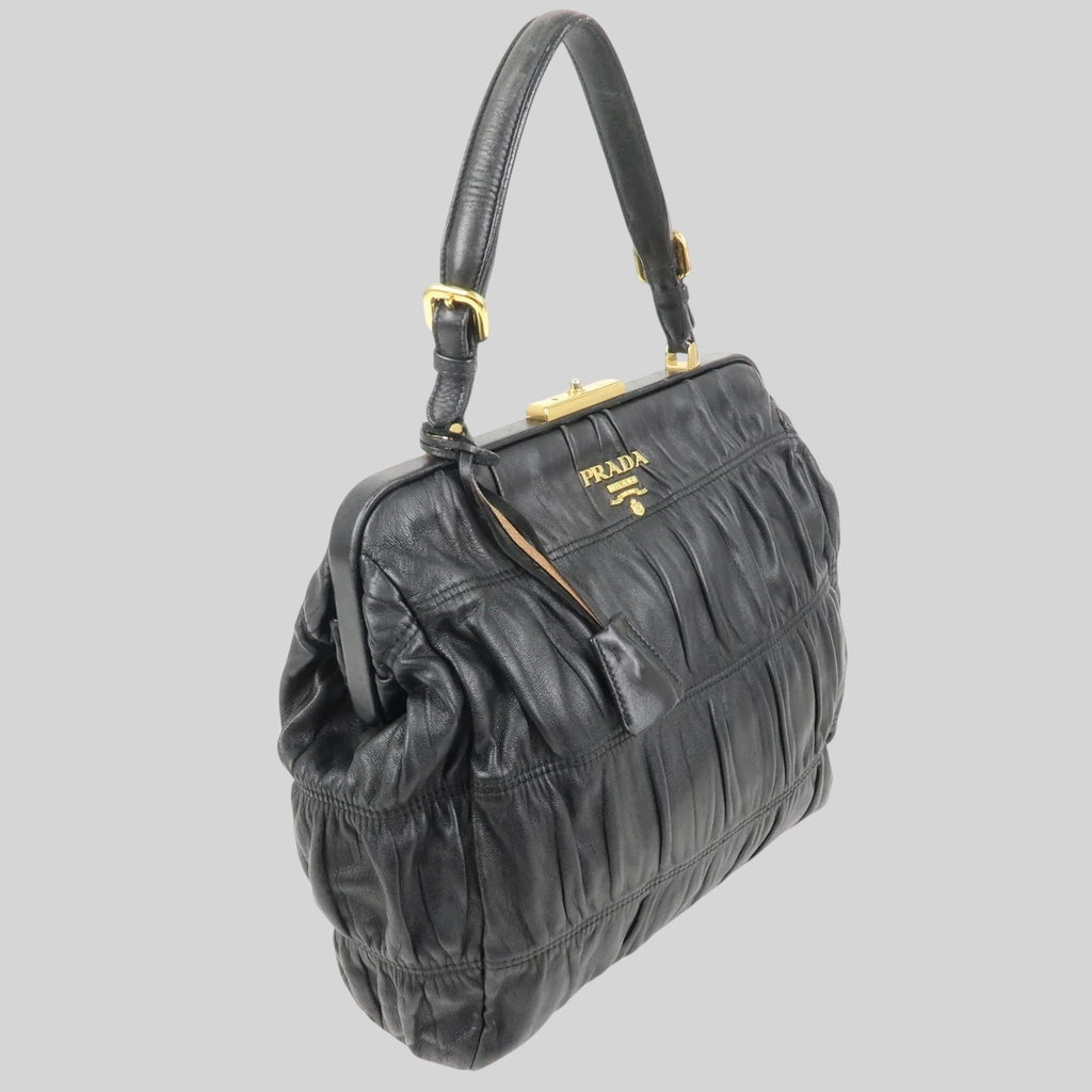 Prada Gathered Nappa