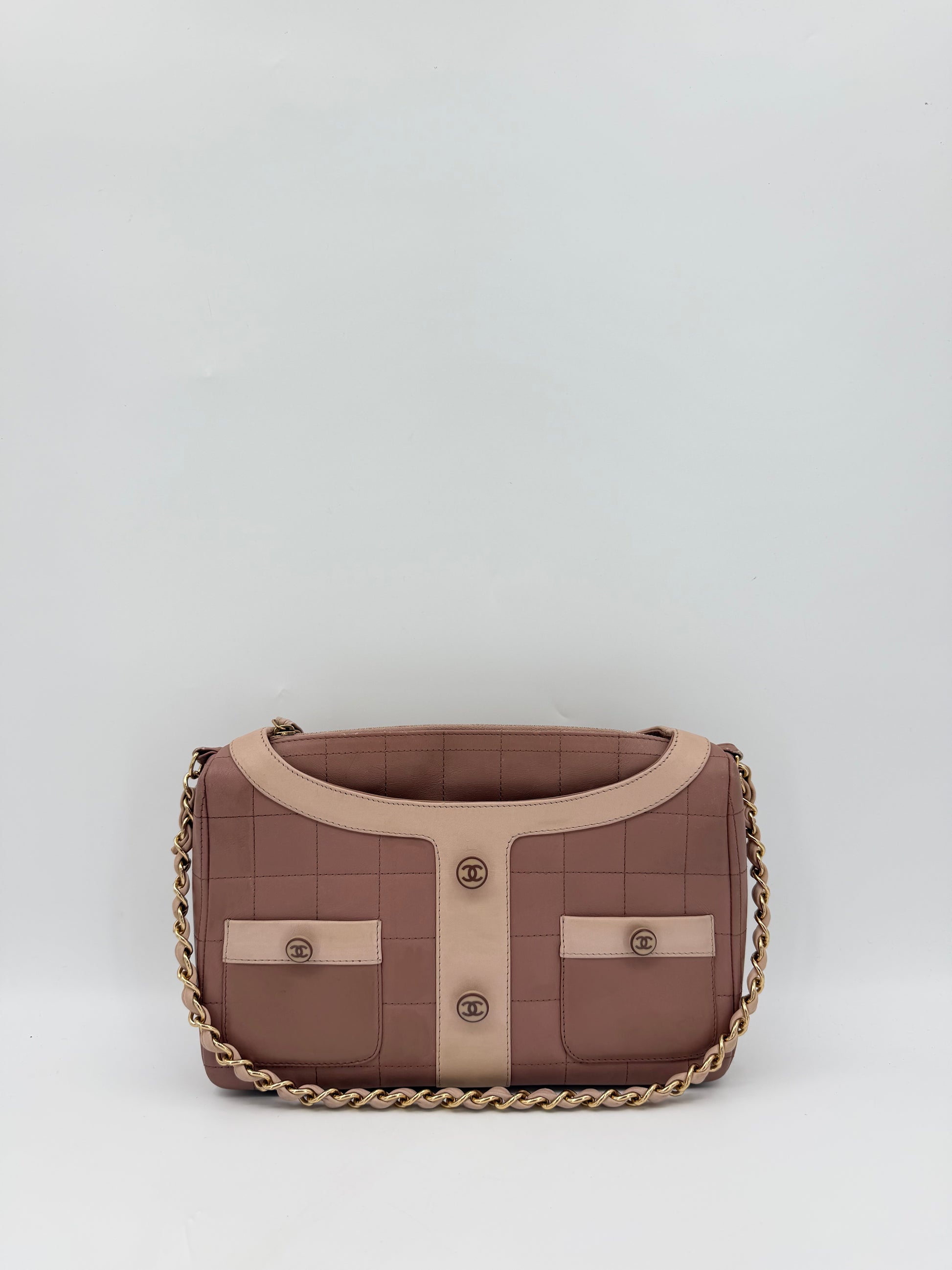 CHANEL JACKET BAG CHOCO