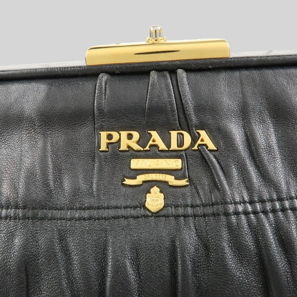 Prada Gathered Nappa