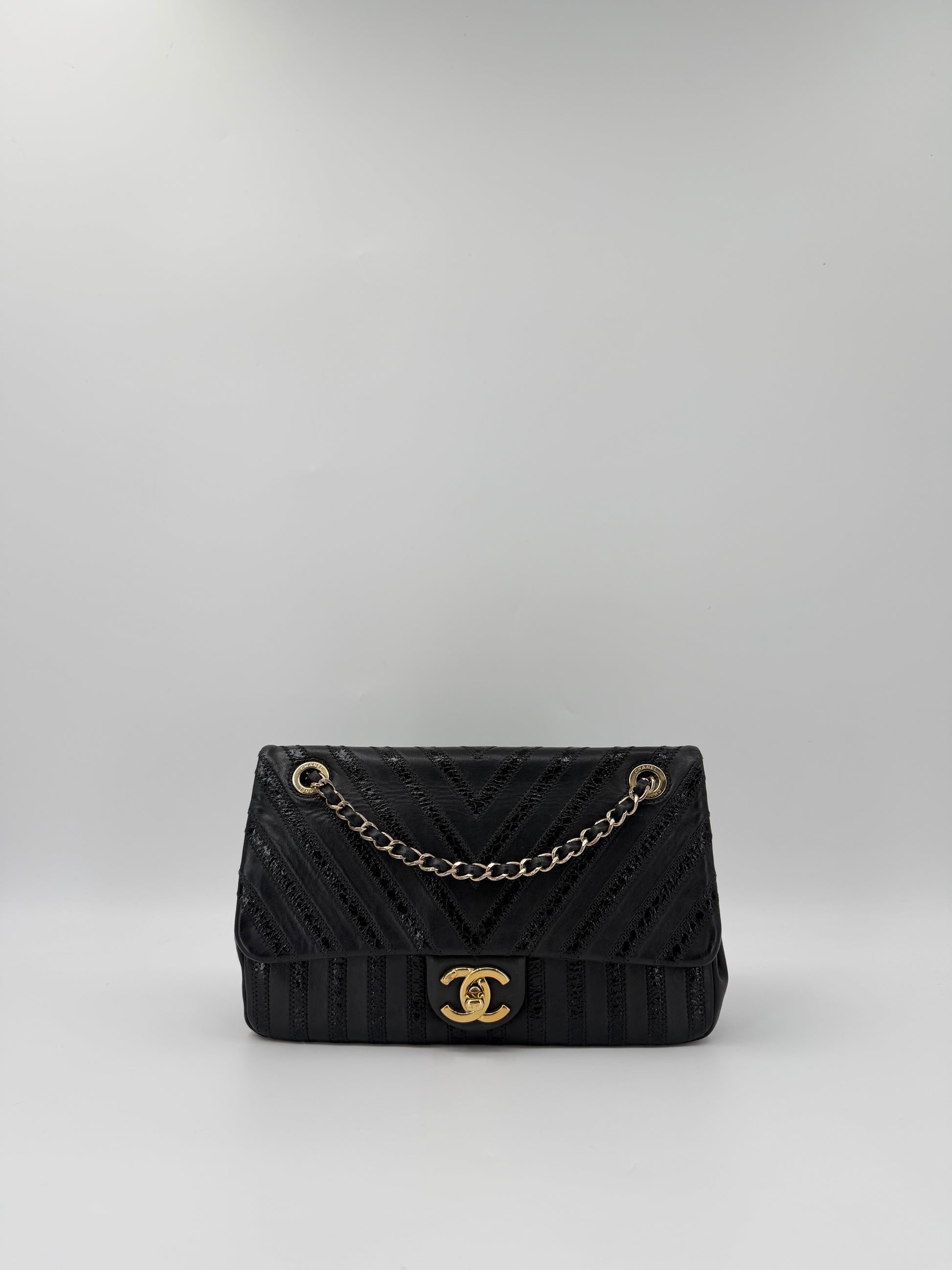CHANEL CHEVRON PYTHON