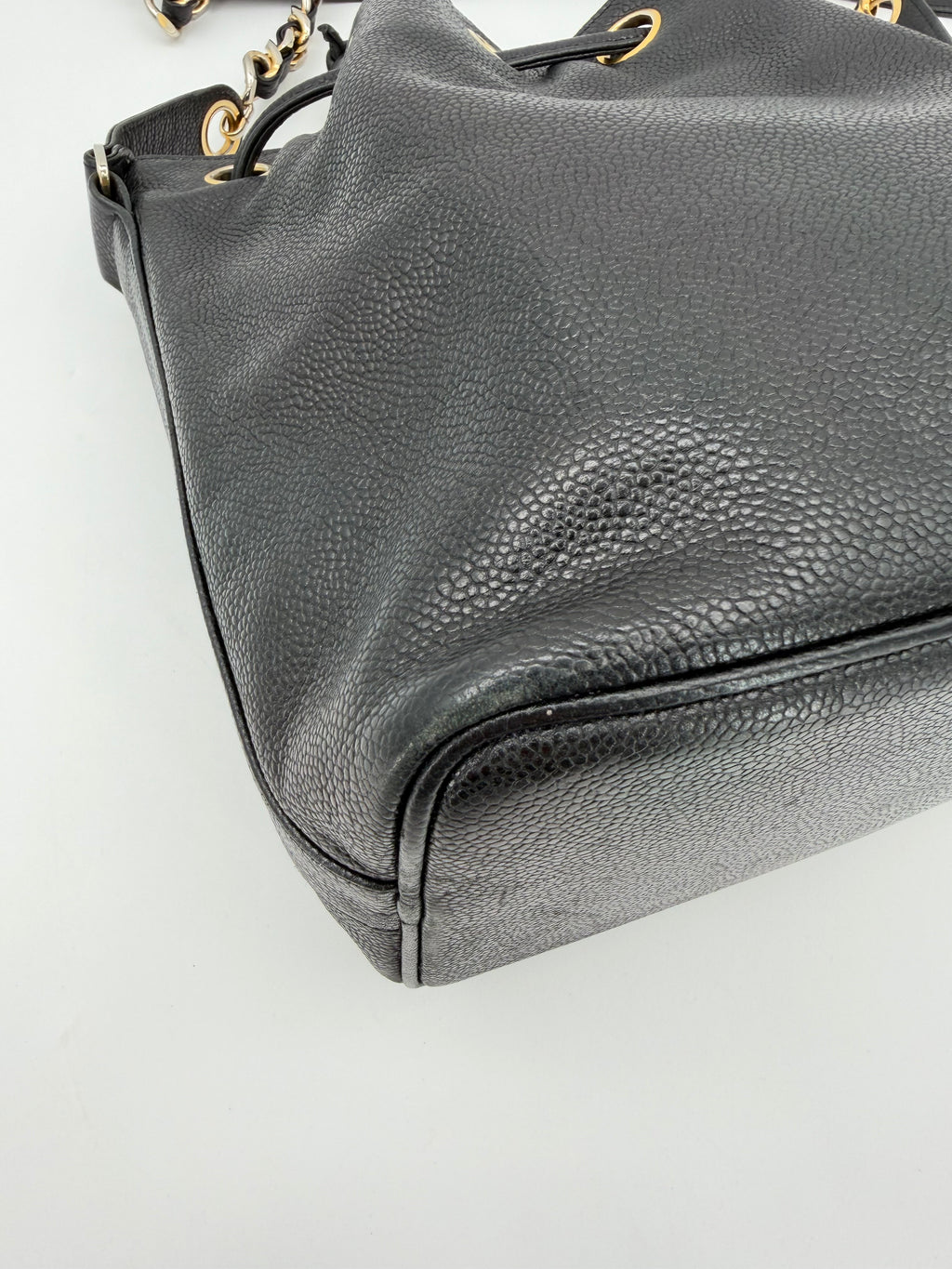 CHANEL CAVIAR SEAU