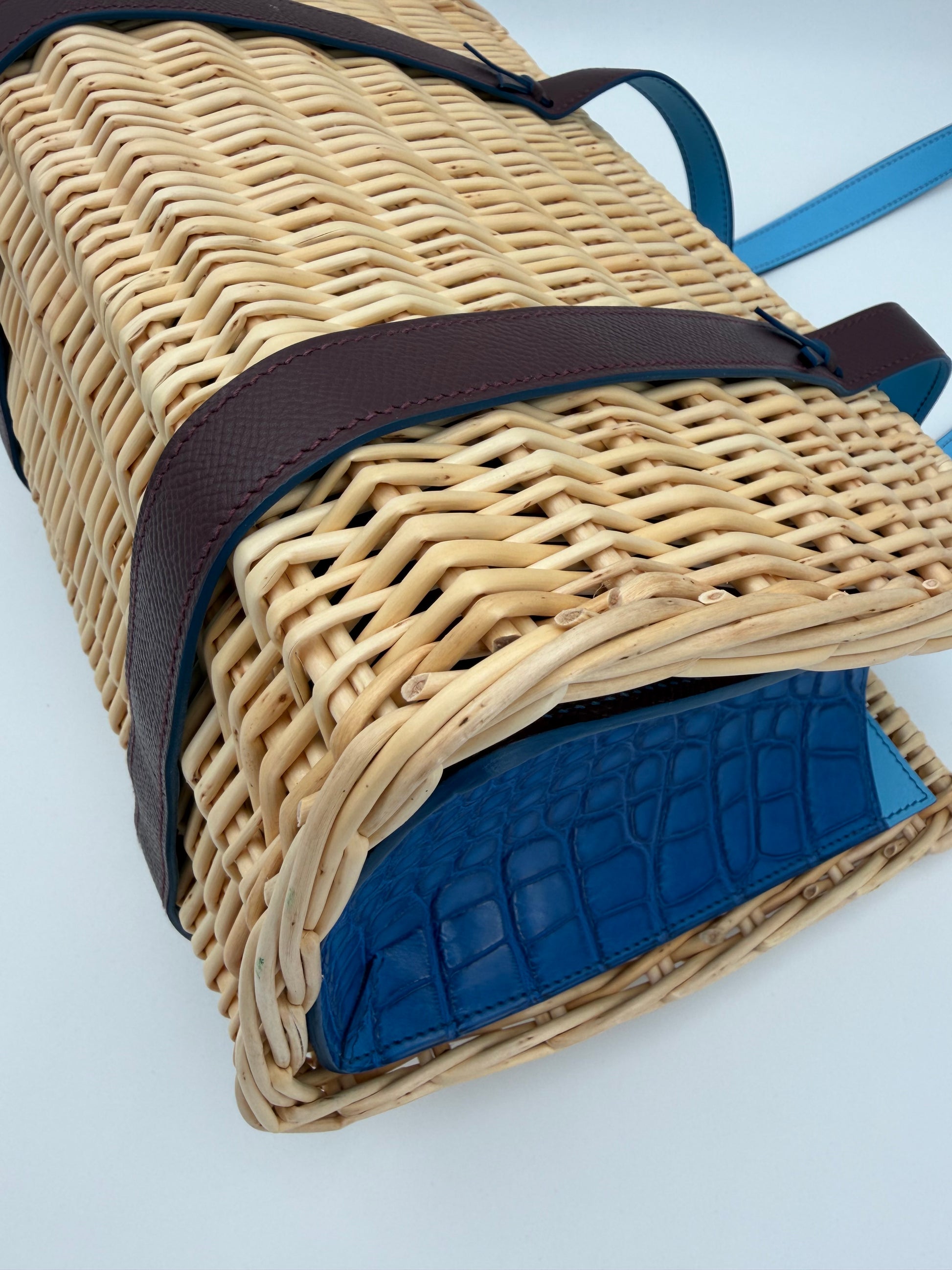 HERMÈS WICKER BASKET
