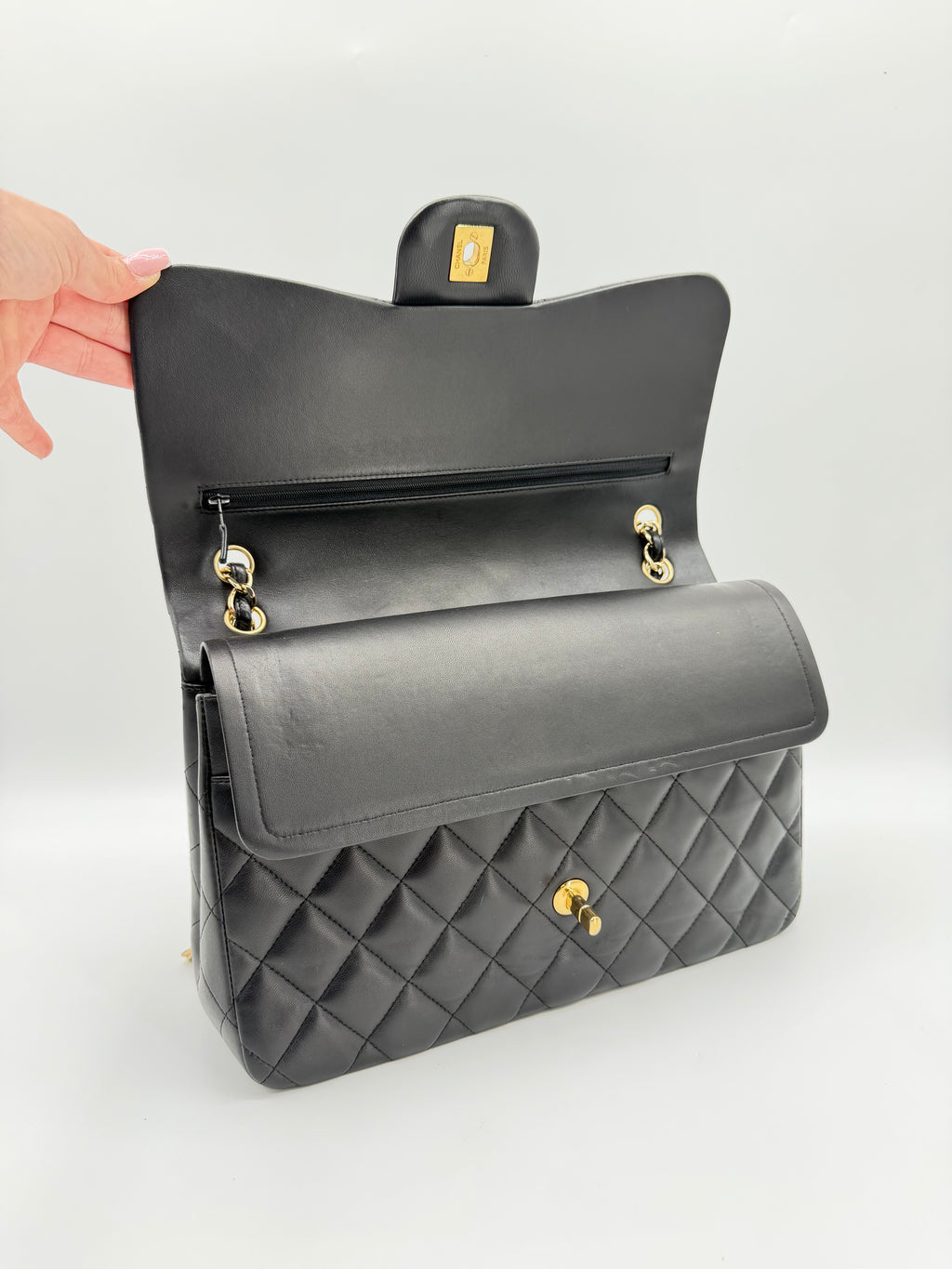 CHANEL TIMELESS 30 DOUBLE FLAP