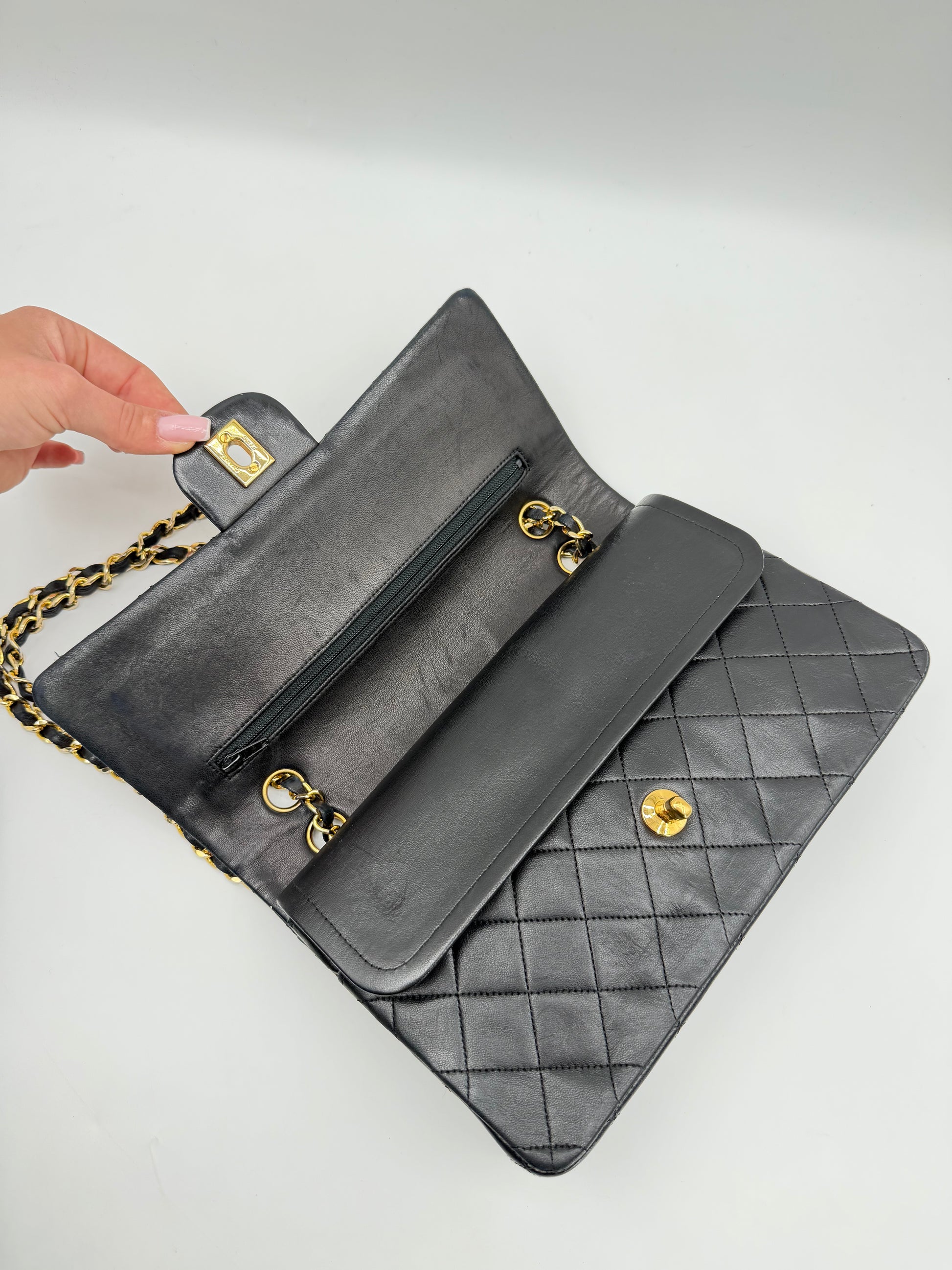 CHANEL TIMELESS 25 DOUBLE FLAP