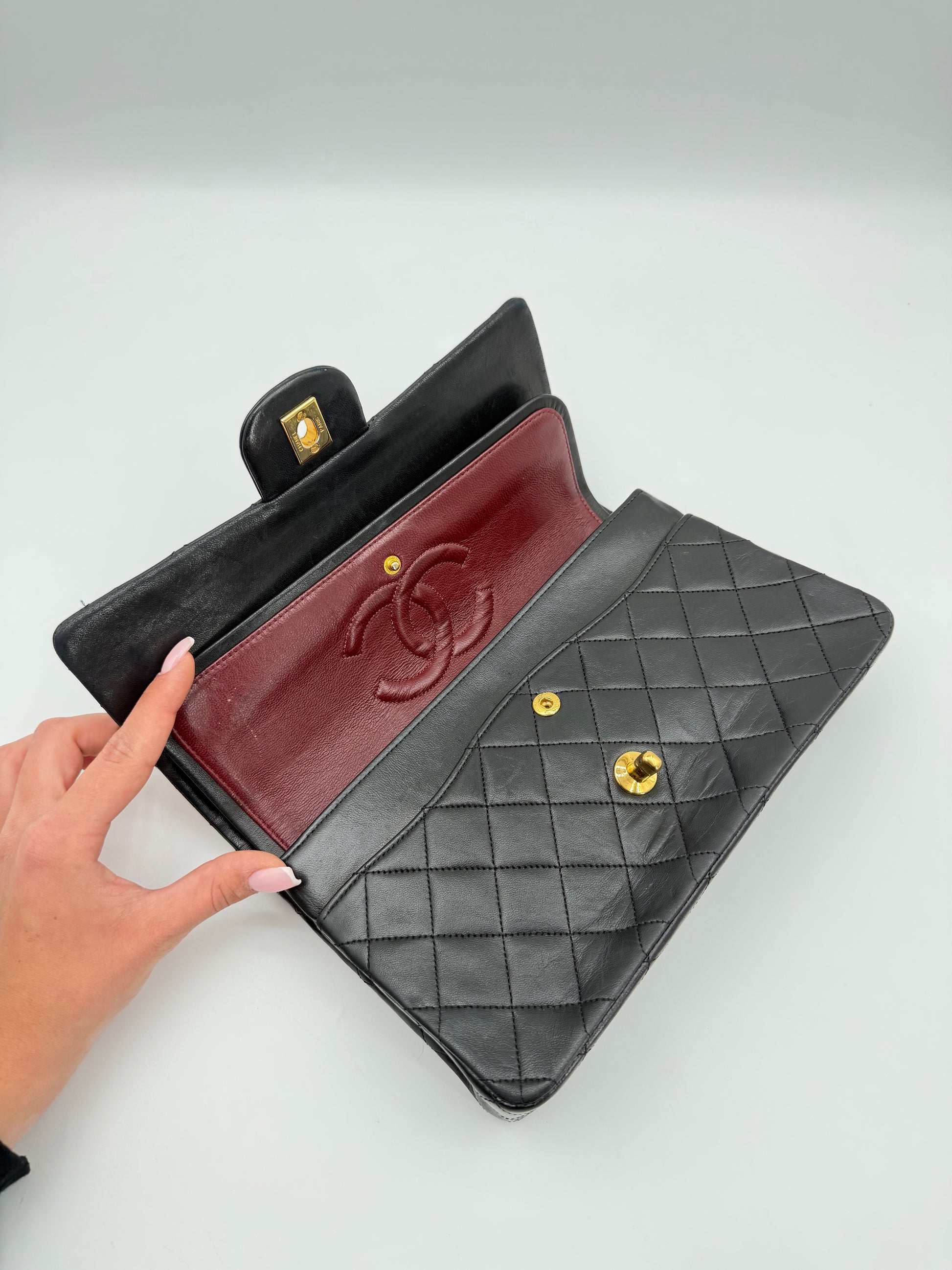 CHANEL TIMELESS 25 DOUBLE FLAP