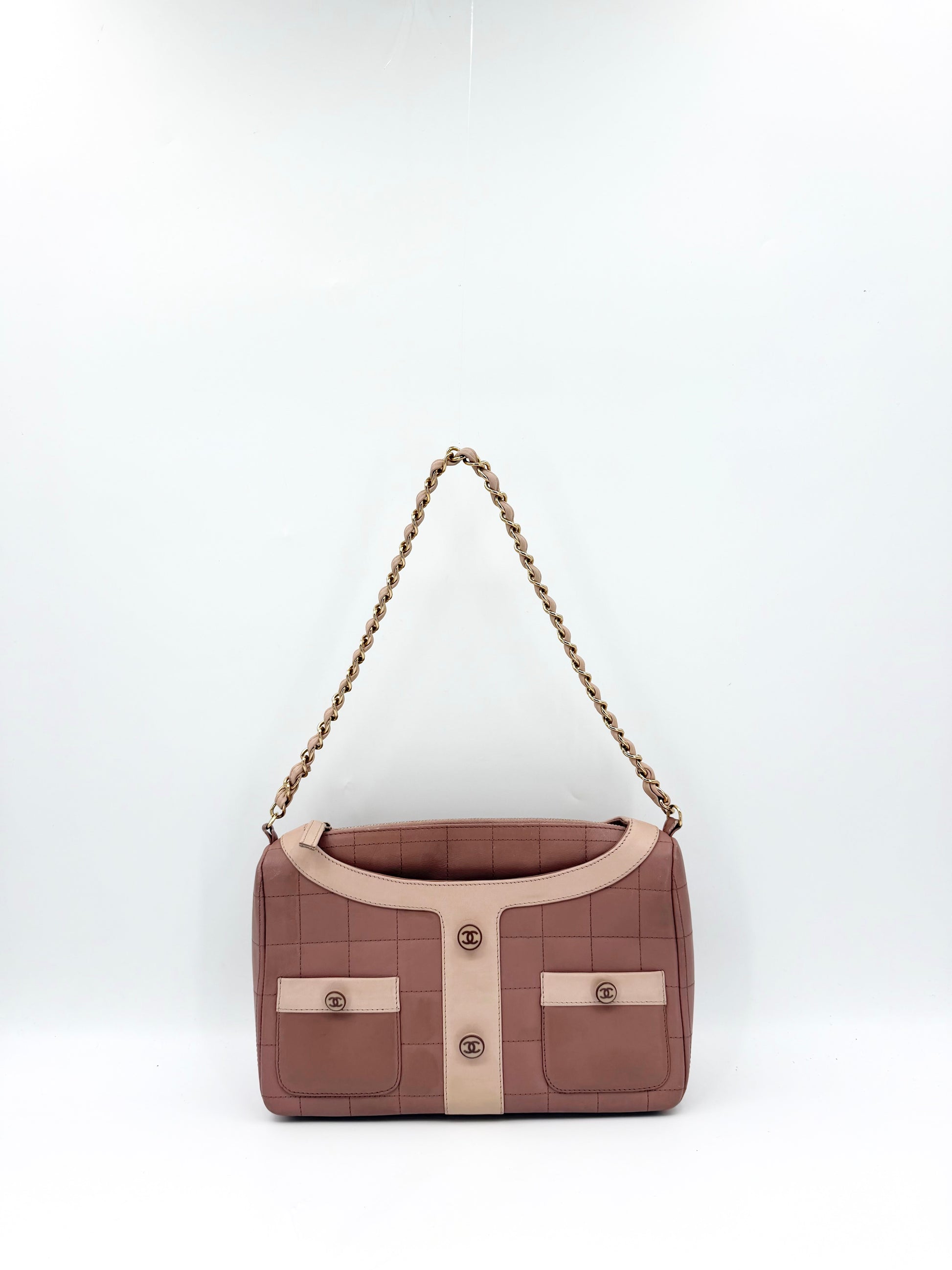 CHANEL JACKET BAG CHOCO