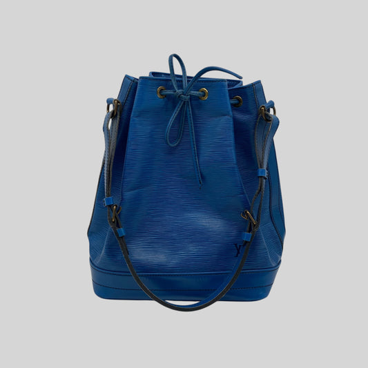 Sac à main Louis Vuitton Noé GM en cuir epi bleu pour femmes