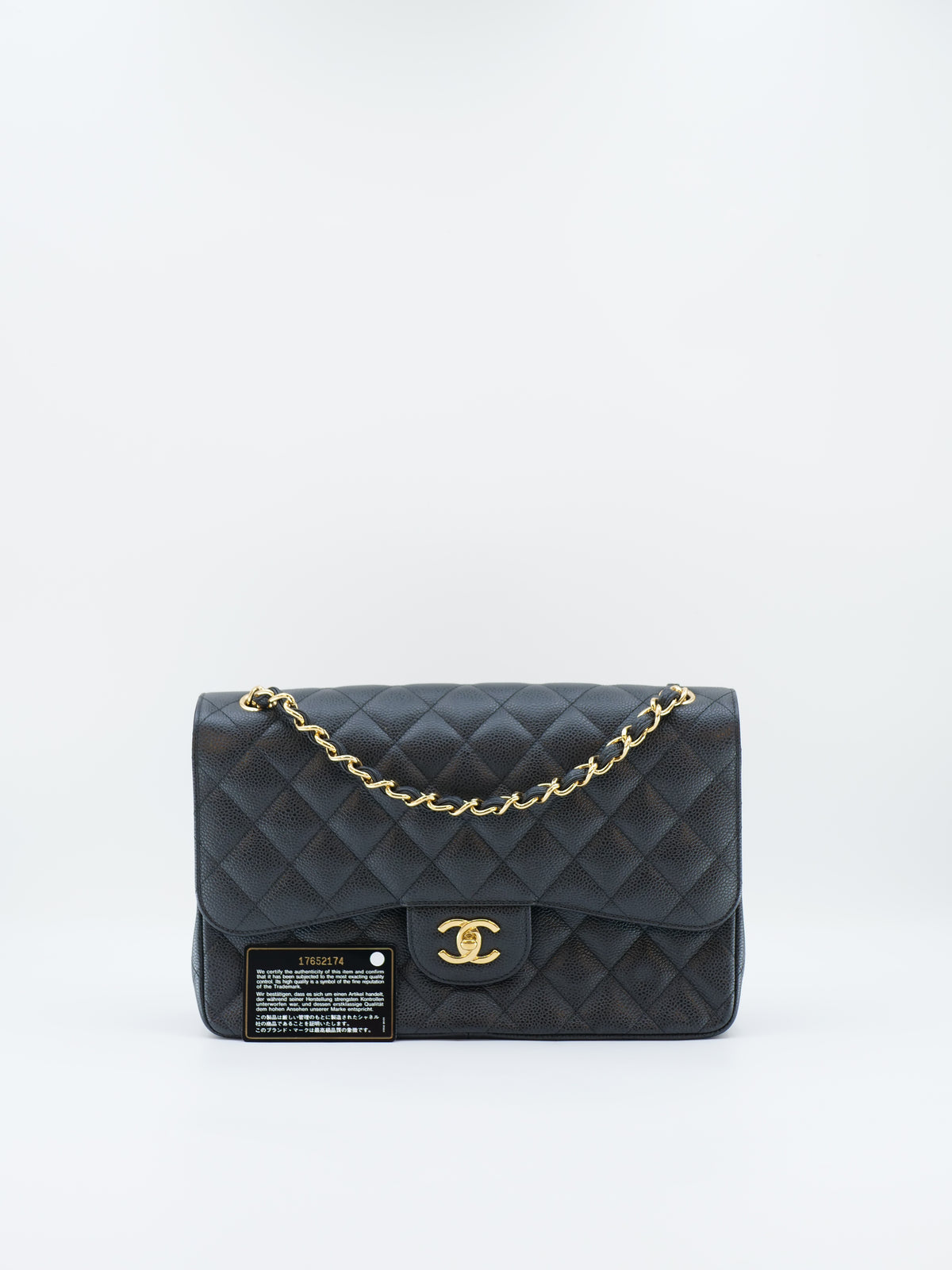 CHANEL TIMELESS 30 CAVIAR SKIN DOUBLE FLAP