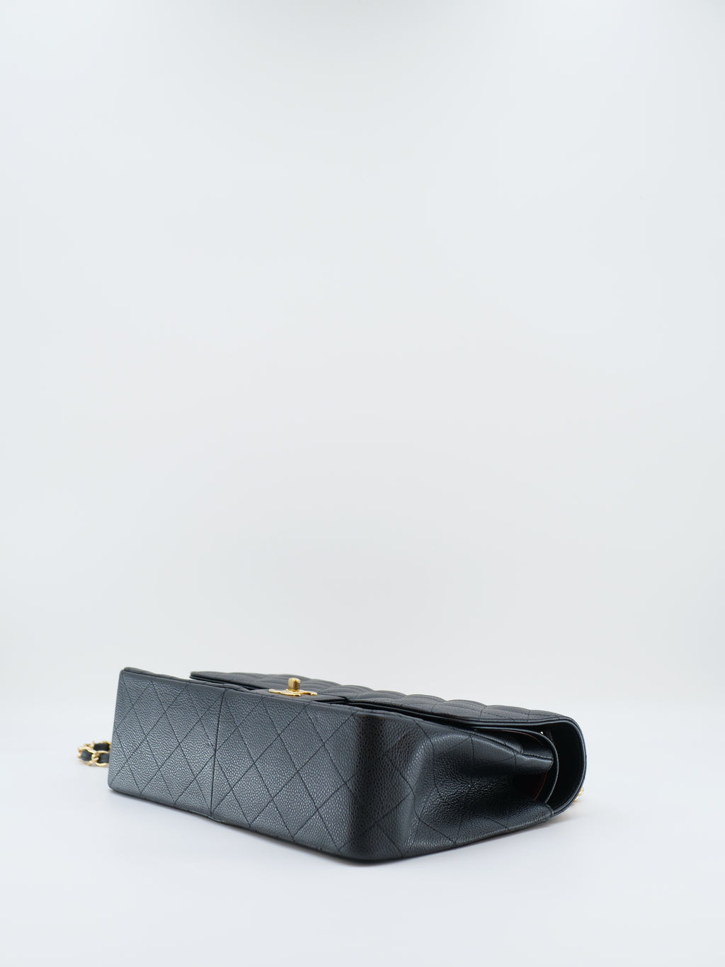 CHANEL TIMELESS 30 CAVIAR SKIN DOUBLE FLAP
