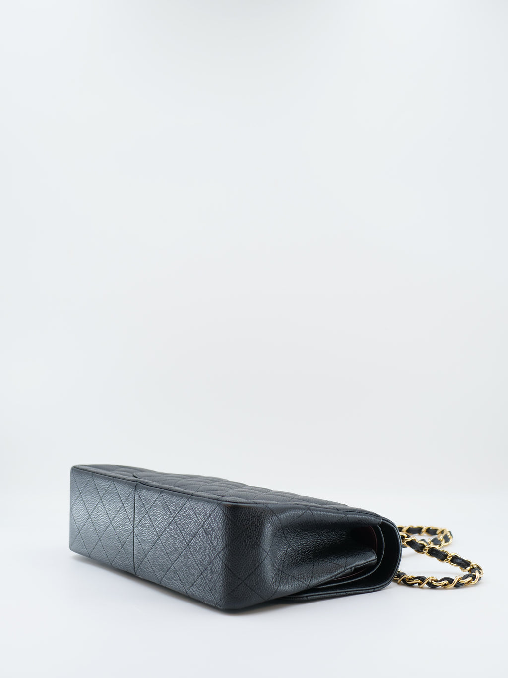 CHANEL TIMELESS 30 CAVIAR SKIN DOUBLE FLAP