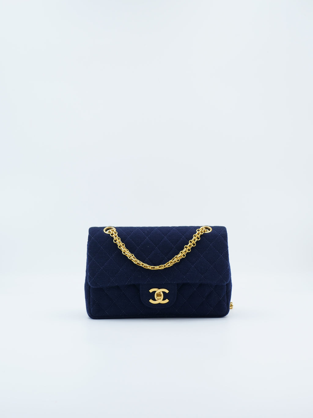 CHANEL TIMELESS 25 JERSEY DOUBLE FLAP