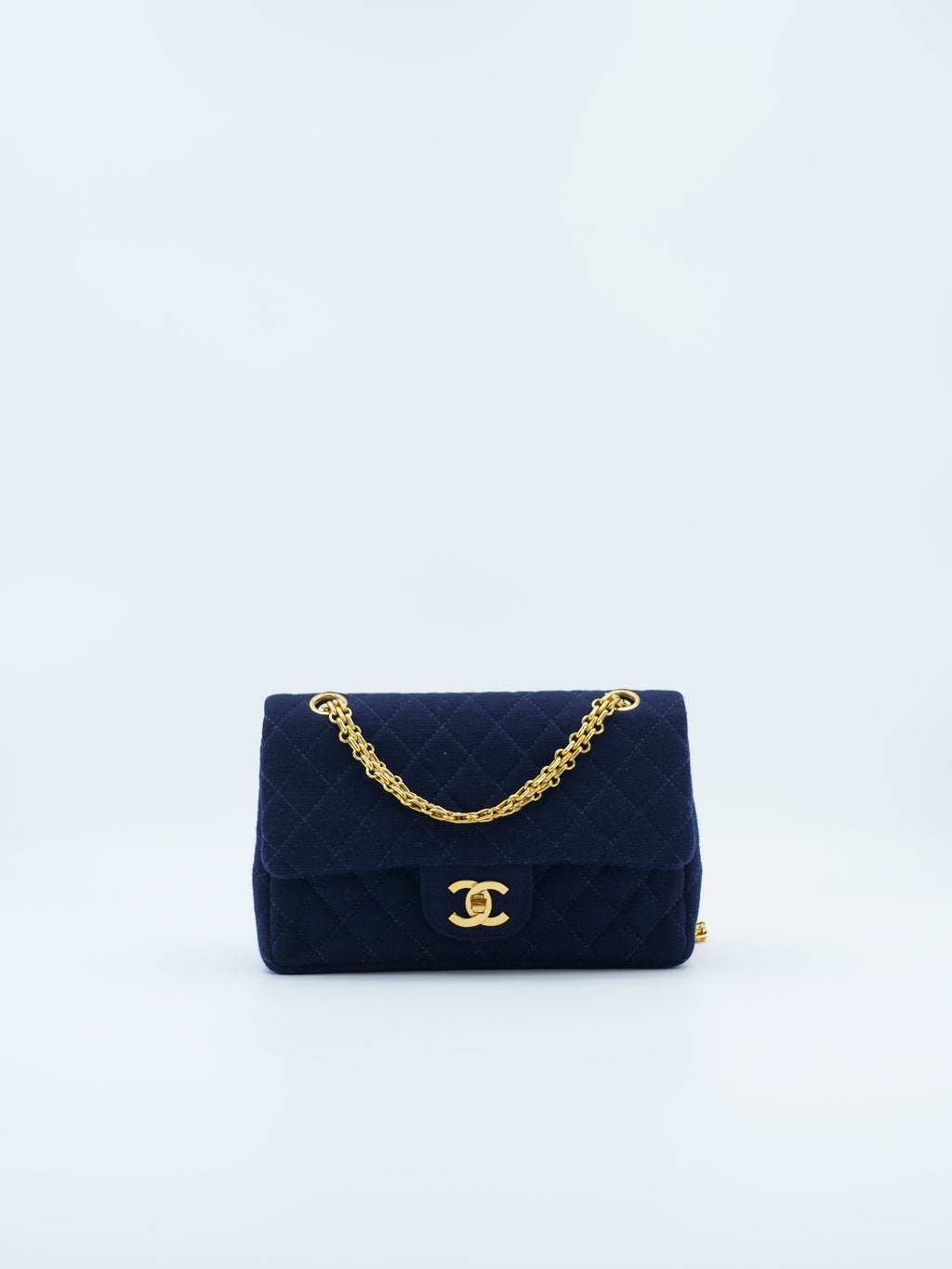 CHANEL TIMELESS 25 JERSEY DOUBLE FLAP