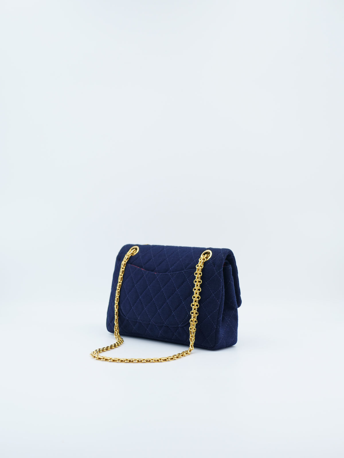 CHANEL TIMELESS 25 JERSEY DOUBLE FLAP