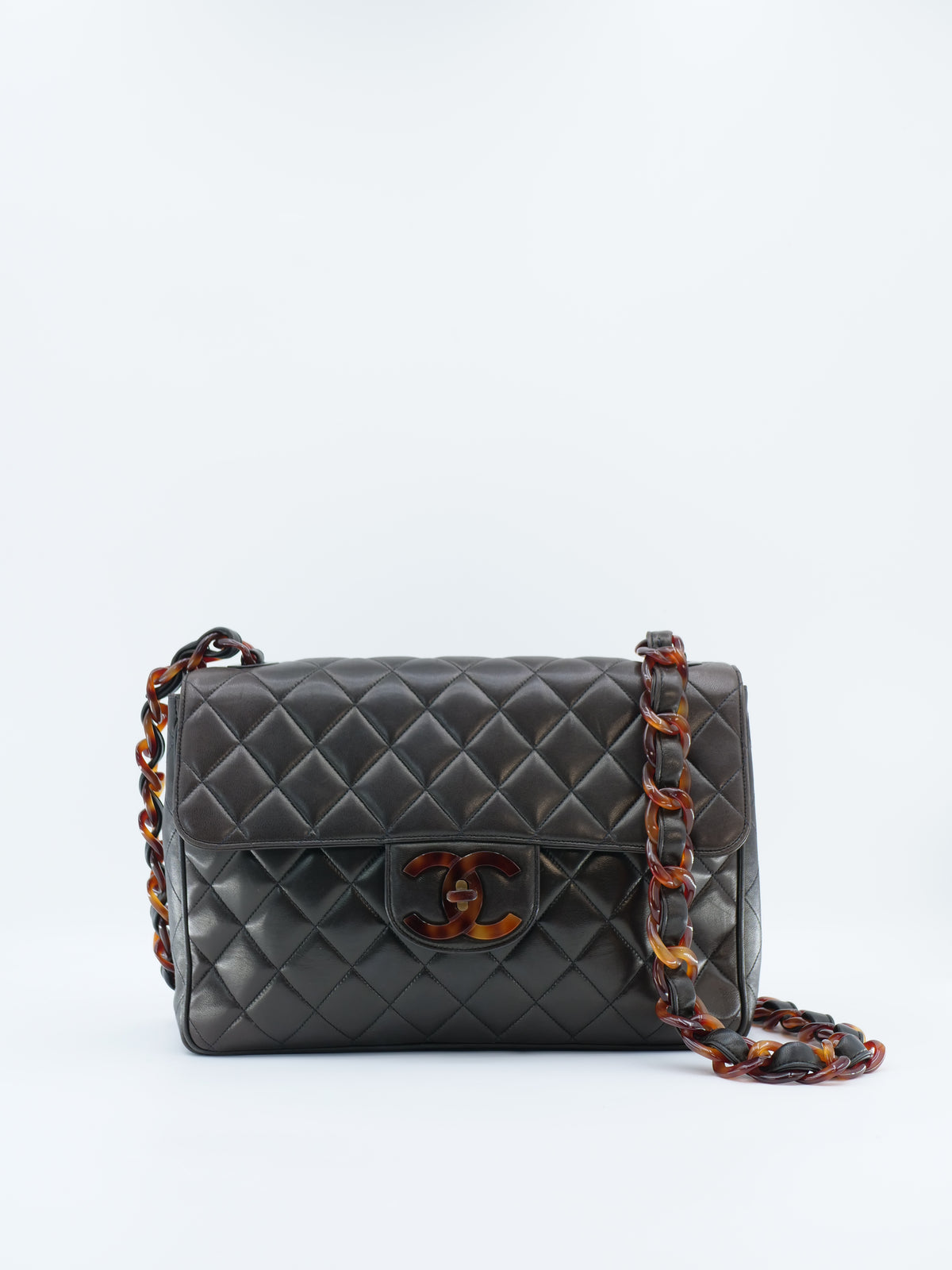 CHANEL MAXI JUMBO TORTOISE