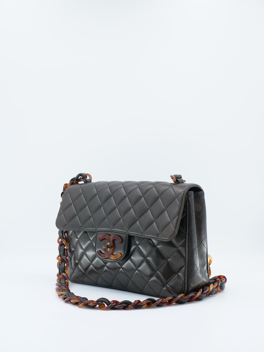 CHANEL MAXI JUMBO TORTOISE