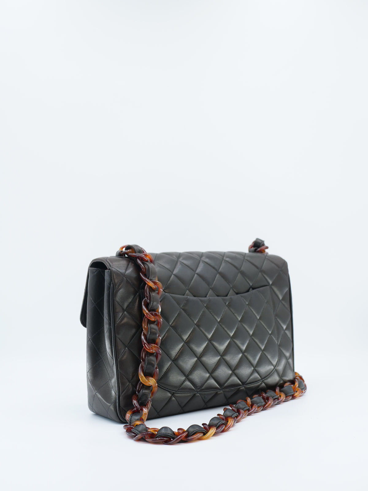 CHANEL MAXI JUMBO TORTOISE