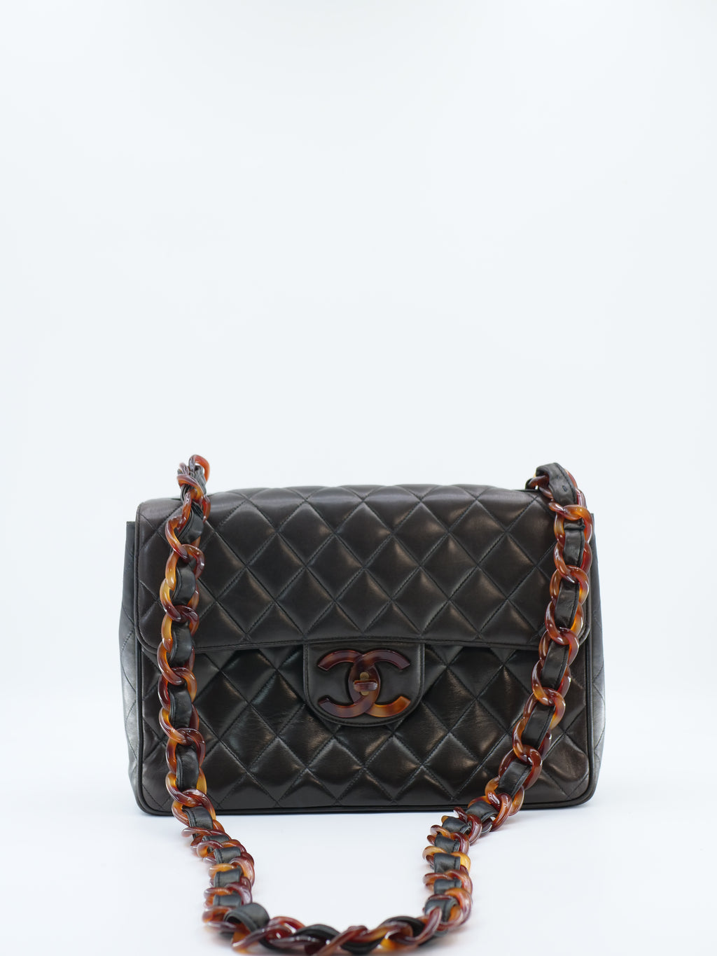 CHANEL MAXI JUMBO TORTOISE
