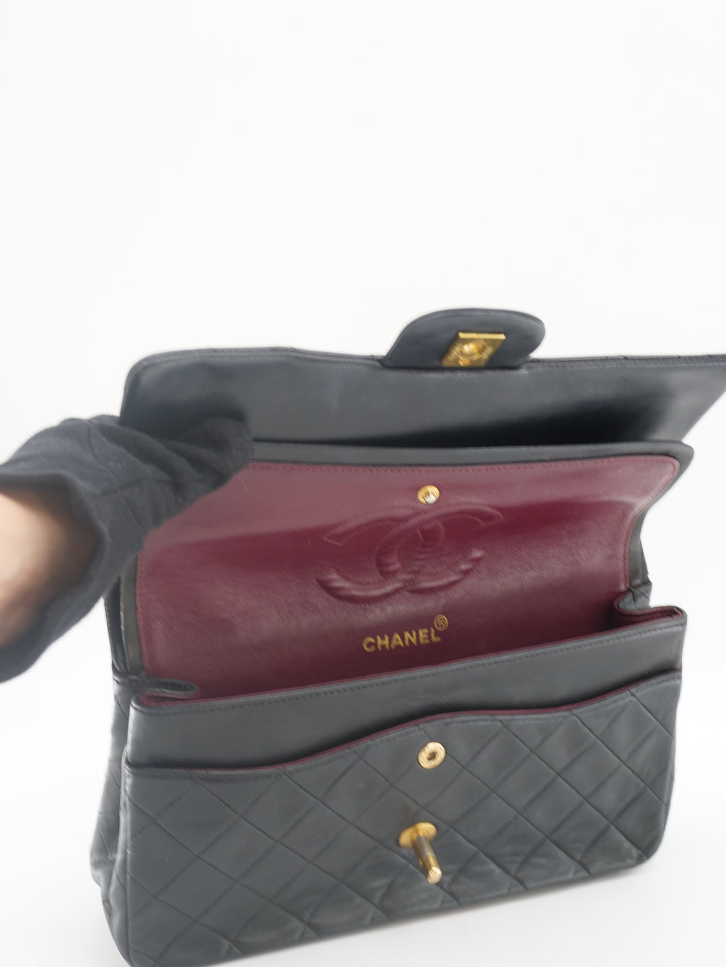 CHANEL TIMELESS 25 DOUBLE FLAP