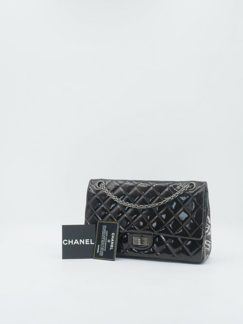 CHANEL 2.55 PATENT LEATHER