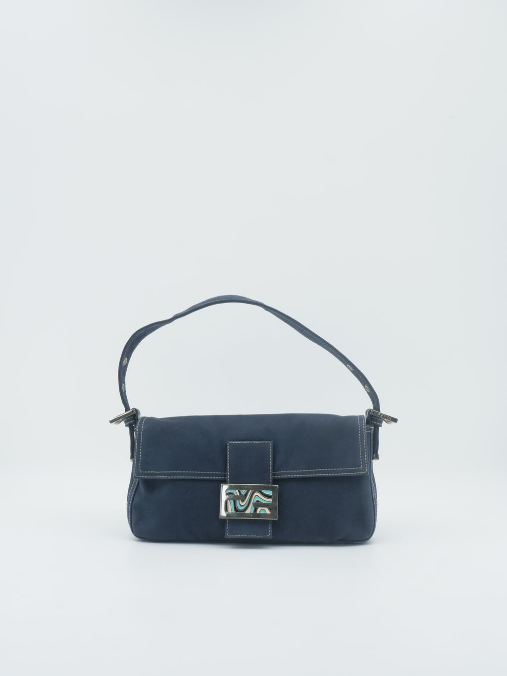 FENDI BAGUETTE DENIM