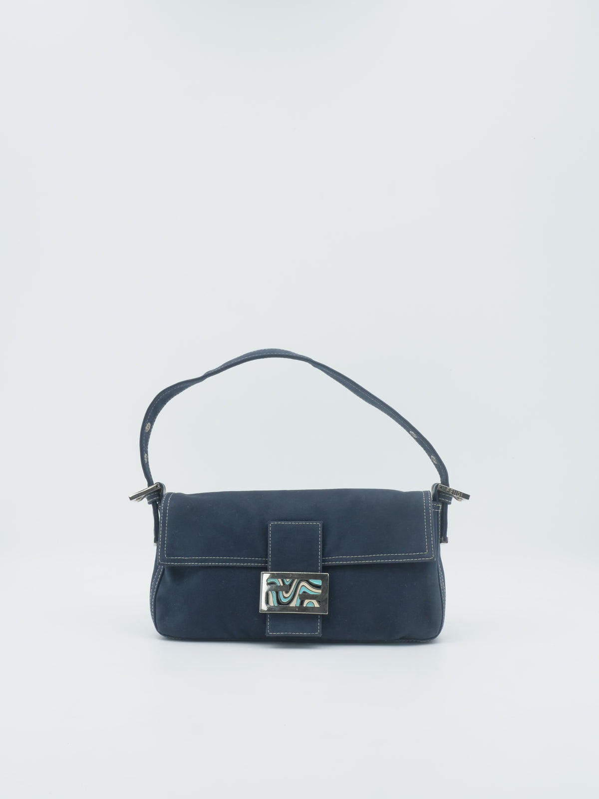 FENDI BAGUETTE DENIM