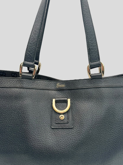 Gucci D-ring Tote Leather